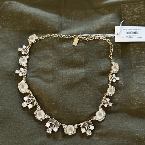 Kate Spade Gold Necklace with White and Silver Accents - Picture 1 of 4